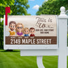 Custom Magnetic Mailbox Cover - Personalized  Birthday Gifts For Mom, Dad, Kids - Addressed With Love