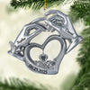 Custom Acrylic Ornament - Personalized Anniversary Christmas Wedding Gifts For Husband And Wife, Him And Her - A Love To Cherish Forever