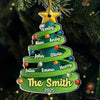 Custom Acrylic Ornament - Personalized Christmas Birthday Gifts For Mom, Dad, Kids - Our Family Tree