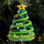 Custom Name Family Christmas Gifts - Personalized Ornament