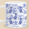 Custom Mug - Personalized Birthday Gifts For Dog Lovers, Dog Dad And Mom - Sip In Style, Bark In Blue