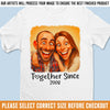 Custom Photo Funny Caricature Unisex T-shirt, Premium T-shirt, Hoodie - Personalized Anniversary Wedding Gifts For Husband And Wife, Him And Her - No Givebacks, Just Give Love