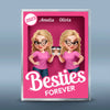 Custom Partner In Crime Rectangle Shaped Acrylic Plaque - Personalized Best Friend Birthday Gifts For Women, Besties, Sisters, BFF - Partners In Crime