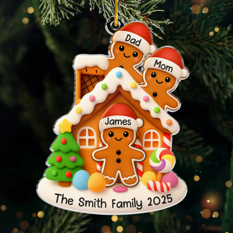 Custom Acrylic Ornament - Personalized Christmas Birthday Gifts For Mom, Dad, Kids - Home Sweet Home