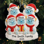 Custom Name Christmas Family Gifts - Personalized Ornament