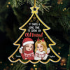 Custom Acrylic Ornament - Personalized Christmas Best Friend Birthday Gifts For Women, Besties, Sisters, BFF - Growing Old Friends Together