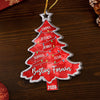 Custom Acrylic Ornament - Personalized Christmas Best Friend Birthday Gifts For Women, Besties, Sisters, BFF - Shining With Friendship