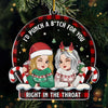 Custom Acrylic Ornament - Personalized Christmas Best Friend Birthday Gifts For Women, Besties, Sisters, BFF - Partners In Crime And Wine