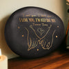 Custom Printed Rock - Personalized Anniversary Wedding Gifts For Husband And Wife, Him And Her - Hand In Hand, Come What May
