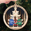 Custom Double Layer Wooden Ornament - Personalized Best Friend Christmas Birthday Gifts For Women, Besties, Sisters, BFF - Years Made Us Family