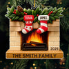 Custom Acrylic Ornament - Personalized Christmas Birthday Gifts For Mom, Dad, Kids - Our Merry Stockings