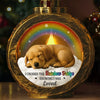 Custom Photo Candlelight Lantern Ornament - Personalized Pet Memorial Sympathy Gifts For Dogs, Cats - Until We Meet Again