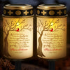 Custom Solar Stake Lights - Personalized Memorial Sympathy Gifts For Loss Of Mom, Dad - Love’s Light Never Fades