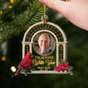 Custom Photo Acrylic Ornament - Personalized Christmas Memorial Sympathy Gifts For Loss Of Mom, Dad - Gone From Sight, Never From Heart