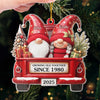 Custom Acrylic Ornament - Personalized Anniversary Christmas Wedding Gifts For Husband And Wife, Him And Her - Growing Old, Staying Merry