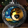 Custom Candlelight Lantern Ornament - Personalized Christmas Memorial Sympathy Gifts For Loss Of Mom, Dad - The Light You Left Still Shines