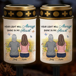 Custom Name Memorial Angel Gifts - Personalized Cemetery Solar Light