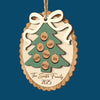 Custom Double Layer Wooden Ornament - Personalized Christmas Birthday Gifts For Mom, Dad, Kids - Family Makes It Home