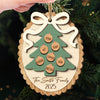 Custom Double Layer Wooden Ornament - Personalized Christmas Birthday Gifts For Mom, Dad, Kids - Family Makes It Home