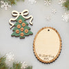 Custom Double Layer Wooden Ornament - Personalized Christmas Birthday Gifts For Mom, Dad, Kids - Family Makes It Home
