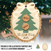 Custom Double Layer Wooden Ornament - Personalized Christmas Birthday Gifts For Mom, Dad, Kids - Family Makes It Home