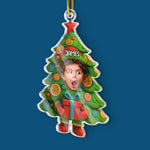 Custom Photo Christmas Tree Gifts for Kids - Personalized Ornament