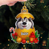 Custom Acrylic Ornament - Personalized Christmas Birthday Gifts For Dog Cat Lovers, Dog Dad And Mom, Cat Owners - Merry Woofmas