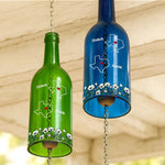 Custom Name Long Distance Friendship Gifts - Personalized Wine Bottle Wind Chime