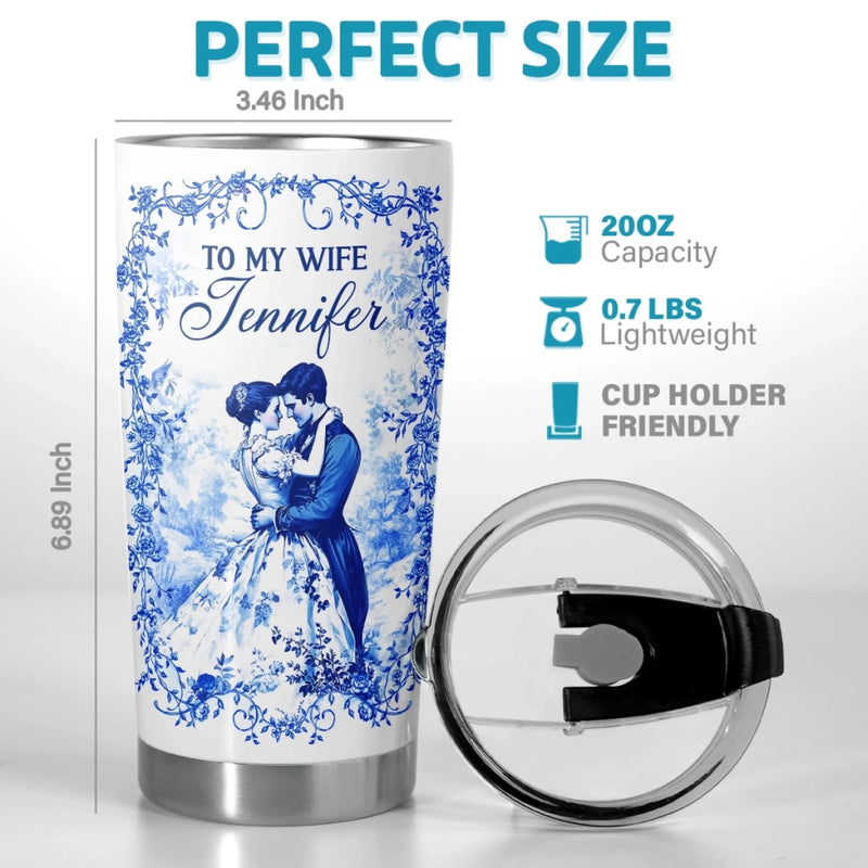 Custom Name Romantic Wife Gifts - Personalized Tumbler