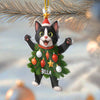 Custom Photo Acrylic Ornament - Personalized Christmas Birthday Gifts For Dog Cat Lovers, Dog Dad And Mom, Cat Owners - Festive Fur Real