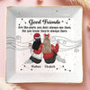 Custom Full-Print Jewelry Dish - Personalized Best Friend Birthday Gifts For Women, Besties, Sisters, BFF  - Good Friends Are Forever