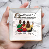 Custom Full-Print Jewelry Dish - Personalized Best Friend Birthday Gifts For Women, Besties, Sisters, BFF  - Good Friends Are Forever