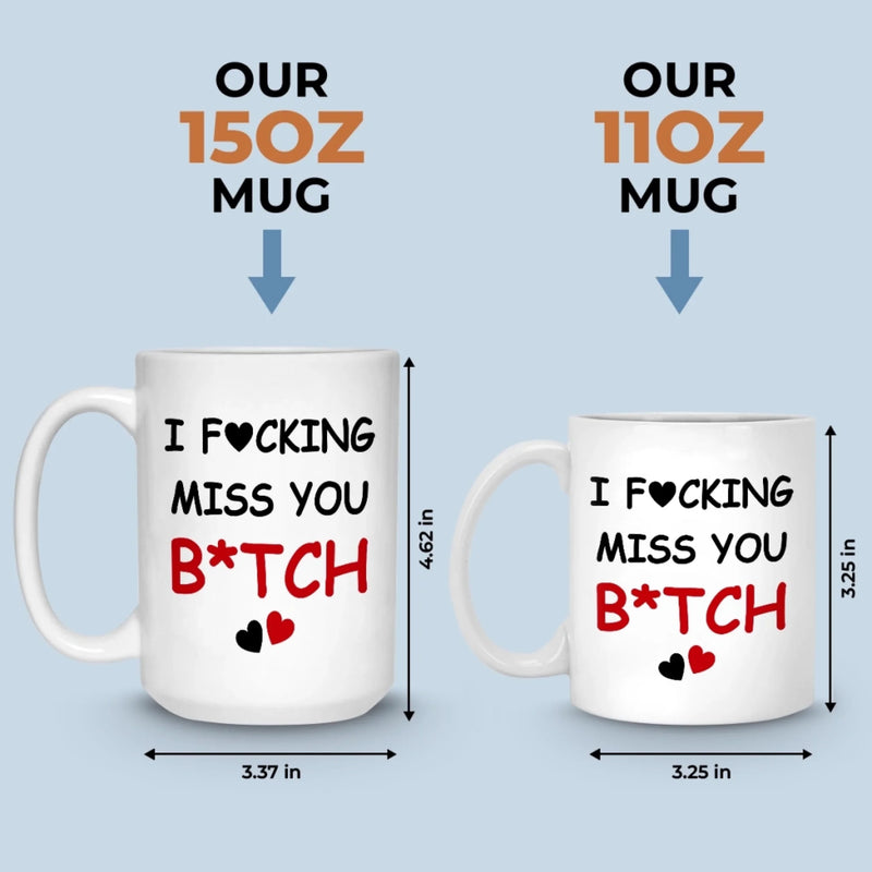 Custom Mug - Personalized Best Friend Birthday Gifts For Women, Besties, Sisters, BFF - Besties Make Life Brighter