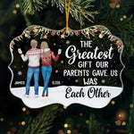 Custom Name Christmas Couple Gifts - Personalized Ornament