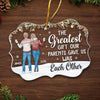 Custom Acrylic Ornament - Personalized Christmas Birthday Gifts For Brother, Sister - Blessed With Each Other