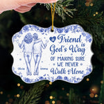 Custom Name Best Friend Christmas Gifts - Personalized Ornament
