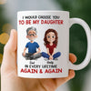 Custom Mug - Personalized Birthday Gifts For Mom, Dad, Daughter - My First Hero, My Forever Friend