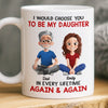 Custom Mug - Personalized Birthday Gifts For Mom, Dad, Daughter - My First Hero, My Forever Friend