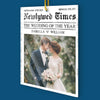 Custom Photo Acrylic Ornament - Personalized Anniversary Christmas Wedding Gifts For Husband And Wife, Him And Her - Happily Ever After