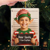 Custom Photo Acrylic Ornament - Personalized  Christmas Birthday Gifts For Mom, Dad, Kids - Mistletoe Mischief Maker
