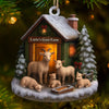 Custom Wood Ornament - Personalized Christmas Birthday Gifts For Women, Men - Stay Cozy, Stay Goaty