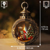 Custom Candlelight Lantern Ornament - Personalized Christmas Memorial Sympathy Gifts For Loss Of Mom, Dad - In Memory Of A Life