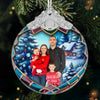 Custom Photo Glass Ornament - Personalized Christmas Birthday Gifts For Mom, Dad, Kids - Our Greatest Gift Is Each Other