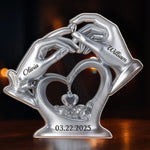 Custom Name Wedding Gifts for Couples - Personalized Acrylic Plaque Custom Shape