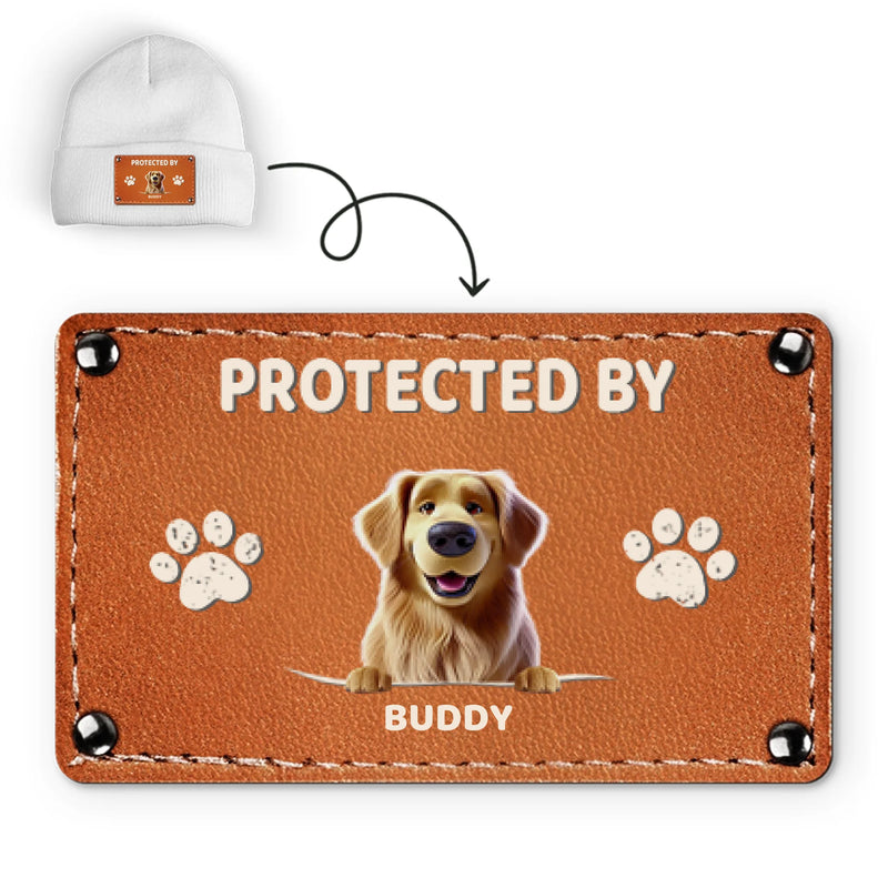 Custom Baby Beanie Hat - Personalized Baby Shower, Gender Reveal Gifts For New Moms, New Dads, New Parents, Dog Dad And Mom - Nap Safe, Dogs On Watch