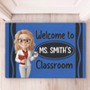 Custom Classroom Decor Decorative Mat - Personalized Back To School Gifts For Teachers - Where Young Minds Grow
