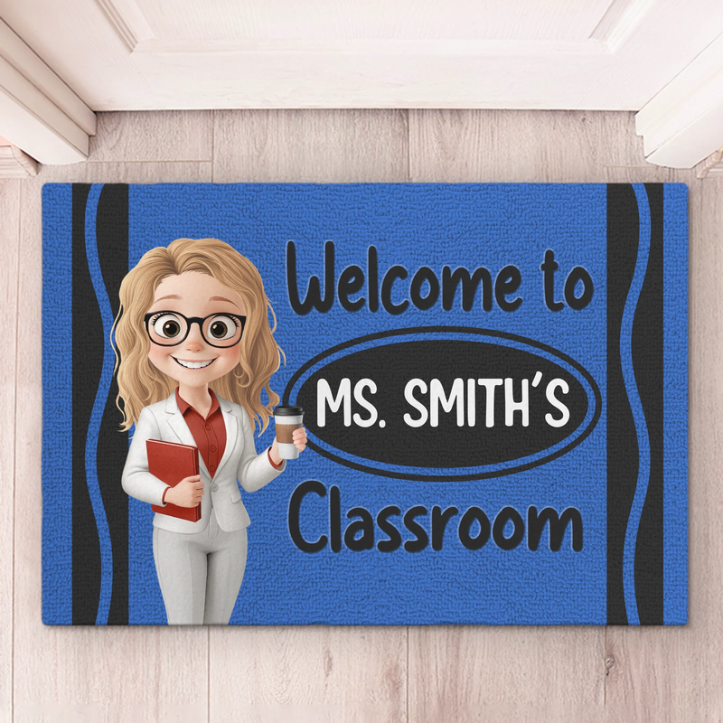 Custom Classroom Decor Decorative Mat - Personalized Back To School Gifts For Teachers - Where Young Minds Grow