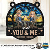 Still Together, Still Strong - Couple Personalized Window Hanging Suncatcher Ornament - Gift For Husband Wife, Anniversary
