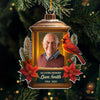 Custom Photo Acrylic Ornament - Personalized Memorial Sympathy Gifts For Loss Of Mom, Dad - Guided By Your Light