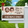 Custom Magnetic Mailbox Cover - Personalized  Birthday Gifts For Mom, Dad, Kids - Addressed With Love